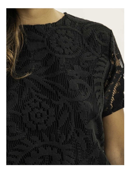 Top a maniche corte con motivi dentelle FLORIE - Kiabi Top a maniche corte con motivi dentelle FLORIE - Kiabi