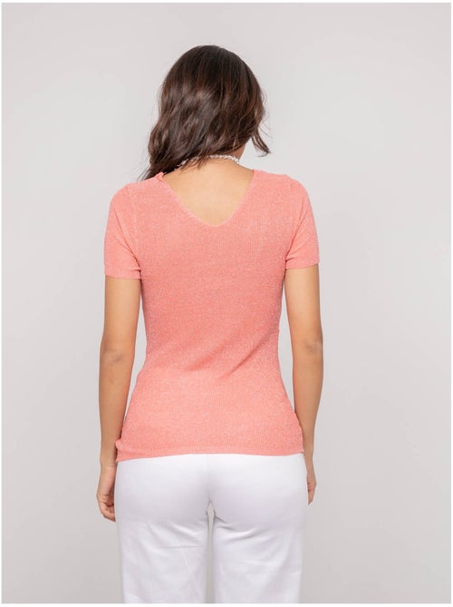 Top a maniche corte lurex FEPALA - Kiabi