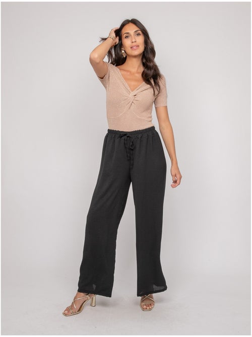 Top a maniche corte lurex FEPALA - Kiabi