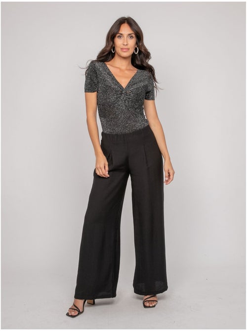 Top a maniche corte lurex FEPALA - Kiabi