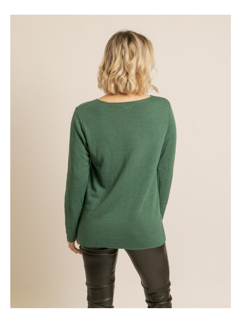 Top a maniche lunghe FIANOLA Verde - Kiabi