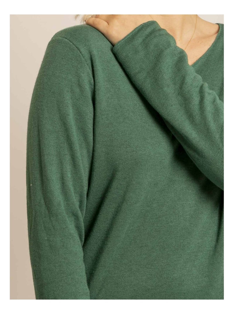 Top a maniche lunghe FIANOLA Verde - Kiabi