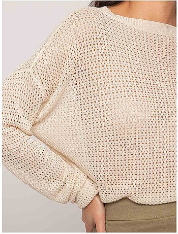 Top a maniche lunghe in maglia KALEO