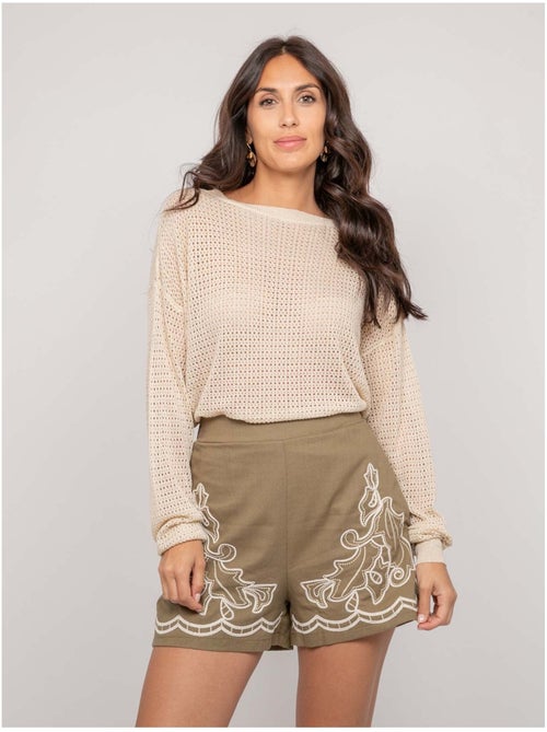 Top a maniche lunghe in maglia KALEO - Kiabi