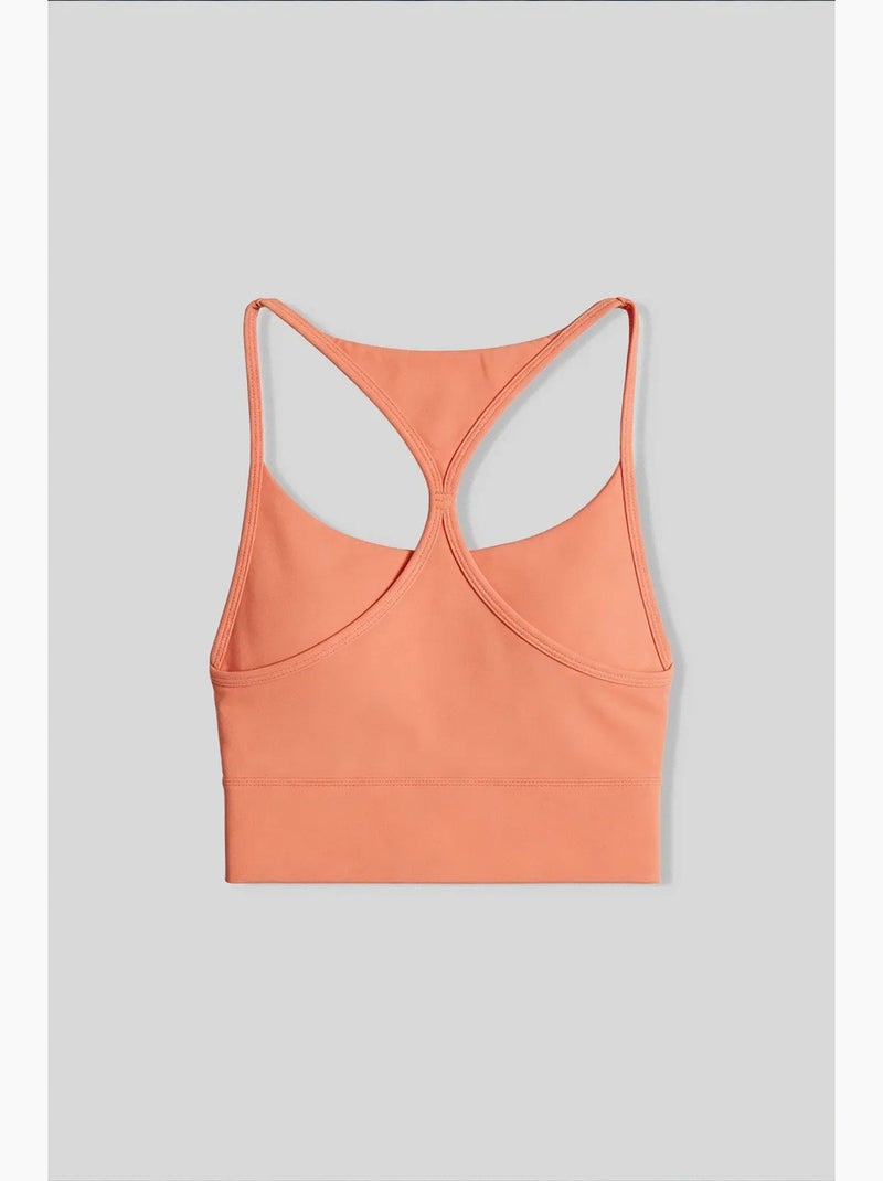 Top active da donna in poliestere ed elastan tommy Arancione chiaro - Kiabi