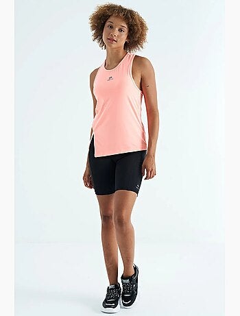 Top active senza maniche con scollo a girocollo tommy