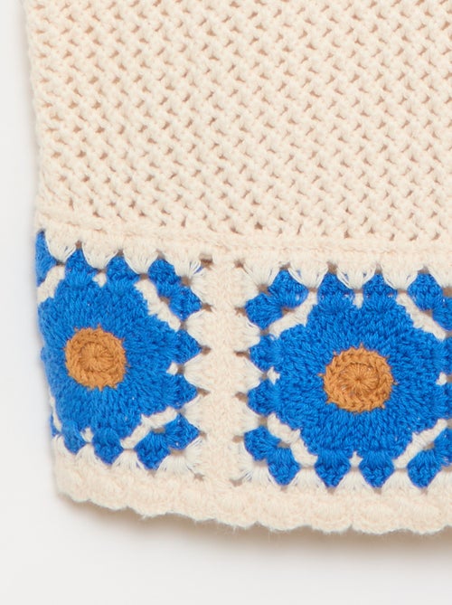 Top all'uncinetto senza maniche - Kiabi