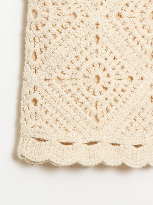 Top all'uncinetto tinta unita - Kiabi