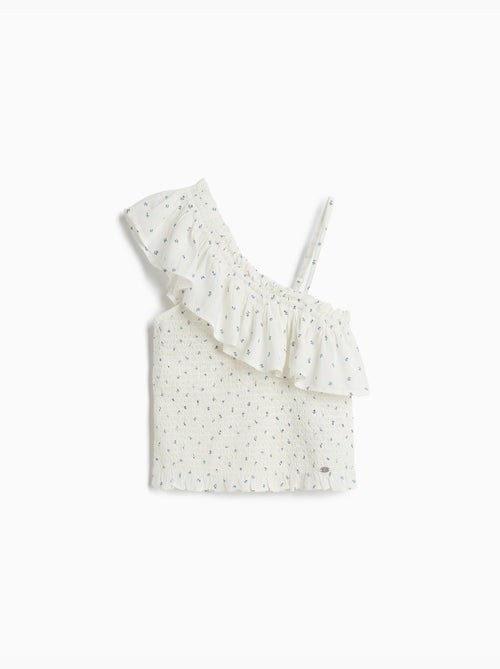 Top asimmetrico con volant, MO Fashion - Kiabi Top asimmetrico con volant, MO Fashion - Kiabi
