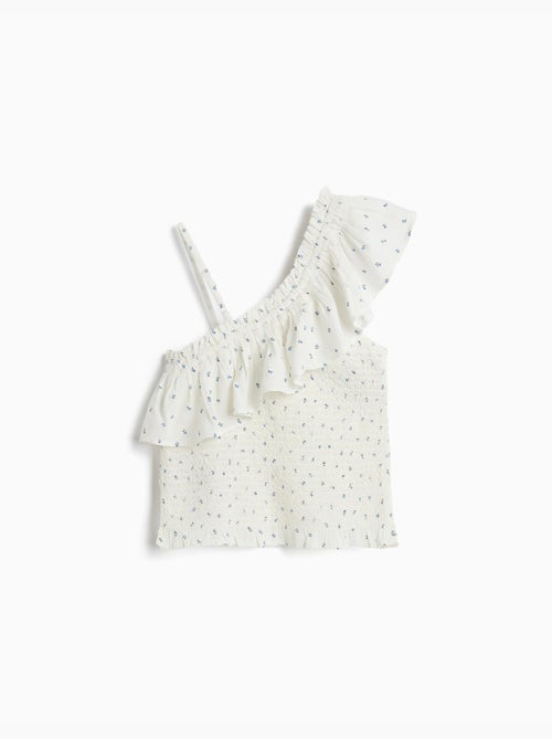 Top asimmetrico con volant, MO Fashion - Kiabi Top asimmetrico con volant, MO Fashion - Kiabi