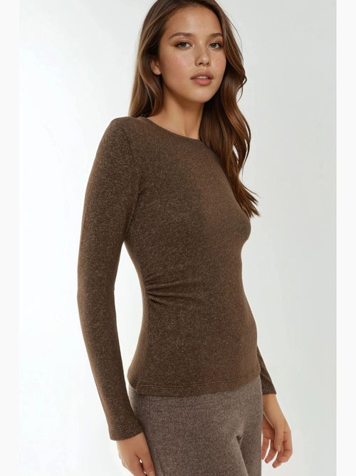 Top basic in misto viscosa hiccup - Kiabi