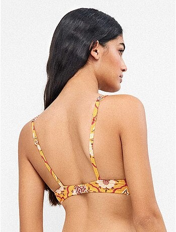 Top bikini a capacità reversibile