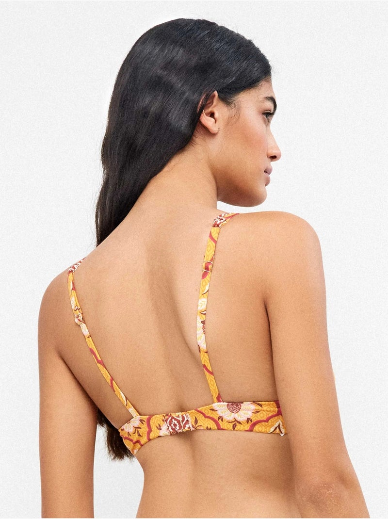 Top bikini a capacità reversibile Multicolore - Kiabi