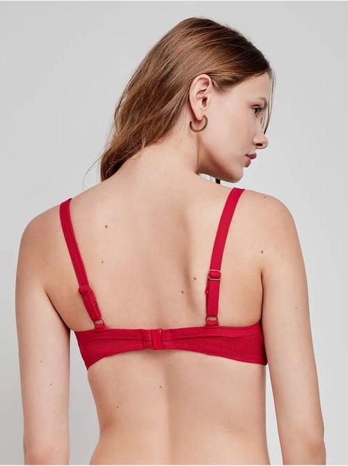 Top bikini a capacità tessuto di struttura - Kiabi Top bikini a capacità tessuto di struttura - Kiabi