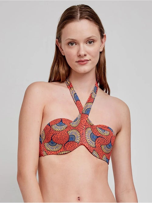 Top bikini a fascia fantasia tribale - Kiabi Top bikini a fascia fantasia tribale - Kiabi