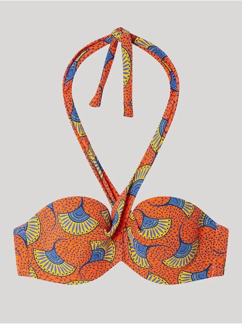 Top bikini a fascia fantasia tribale - Kiabi Top bikini a fascia fantasia tribale - Kiabi