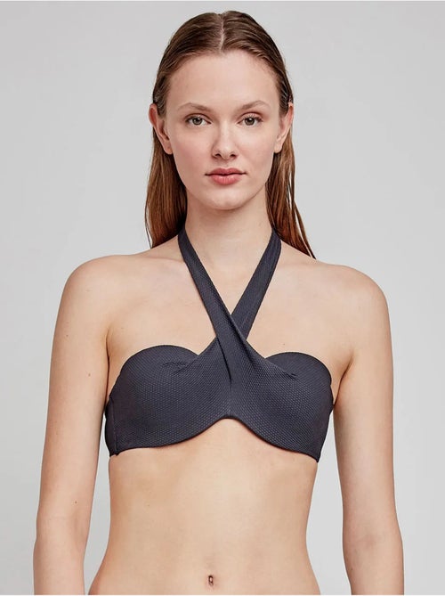 Top bikini a fascia fantasia tribale - Kiabi Top bikini a fascia fantasia tribale - Kiabi