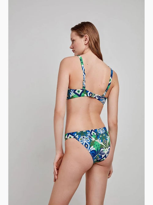 Top bikini a triangolo fantasia tribale - Kiabi Top bikini a triangolo fantasia tribale - Kiabi