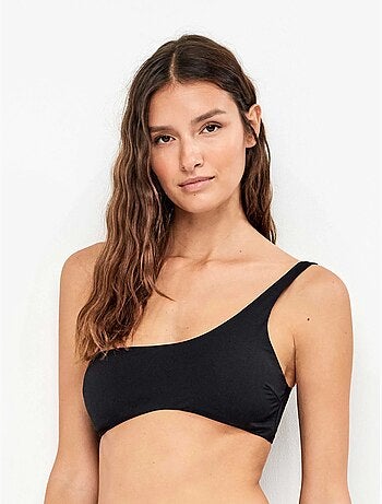 Top bikini asimmetrico