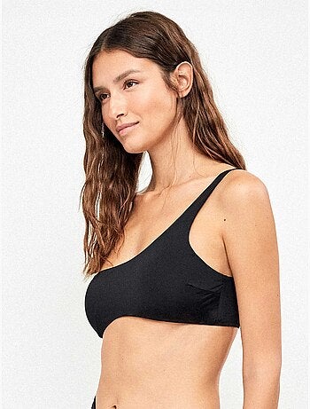 Top bikini asimmetrico