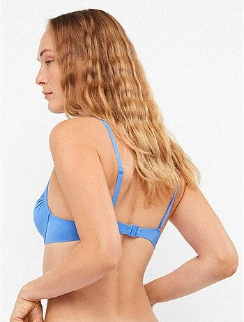 Top bikini balconette liscio
