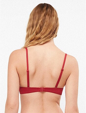 Top bikini balconette liscio