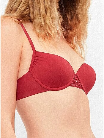 Top bikini balconette liscio