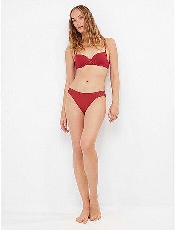 Top bikini balconette liscio