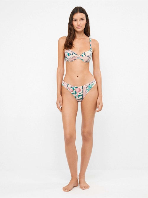 Top bikini balconette stampato - Kiabi Top bikini balconette stampato - Kiabi