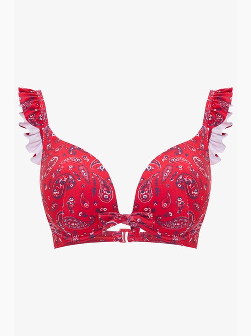 Top bikini bandana intense push-up penti - Kiabi