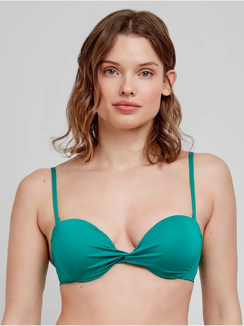 Top bikini bandeau a tinta unita - Kiabi Top bikini bandeau a tinta unita - Kiabi