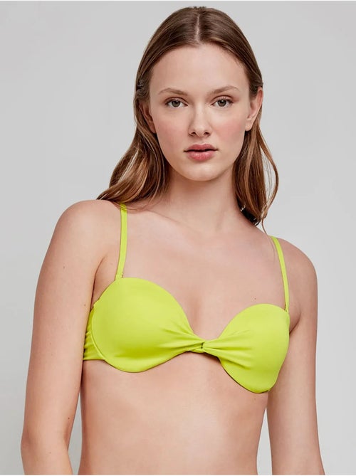 Top bikini bandeau a tinta unita - Kiabi Top bikini bandeau a tinta unita - Kiabi