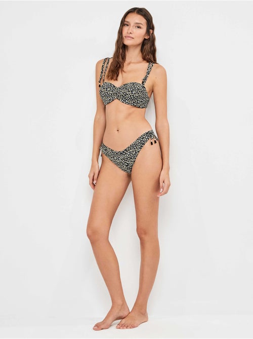 Top bikini bandeau con ferretto in silicone - Kiabi