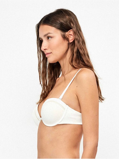 Top bikini bandeau con scollo profondo - Kiabi Top bikini bandeau con scollo profondo - Kiabi