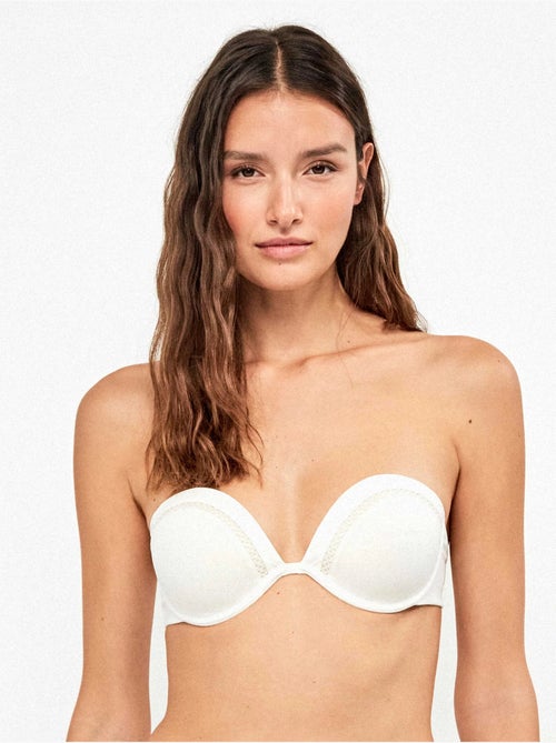 Top bikini bandeau con scollo profondo - Kiabi Top bikini bandeau con scollo profondo - Kiabi