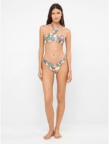 Top bikini bandeau multiposizione