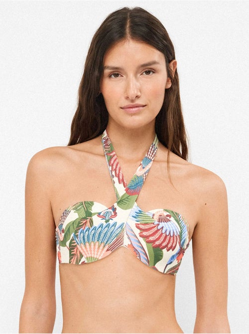 Top bikini bandeau multiposizione - Kiabi Top bikini bandeau multiposizione - Kiabi