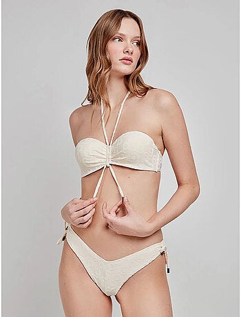 Top bikini bandeau rimovibile