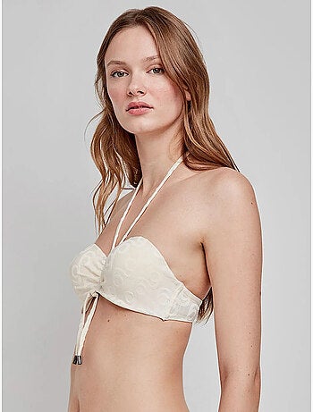 Top bikini bandeau rimovibile