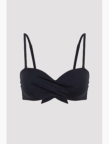 Top bikini basic senza spalline penti