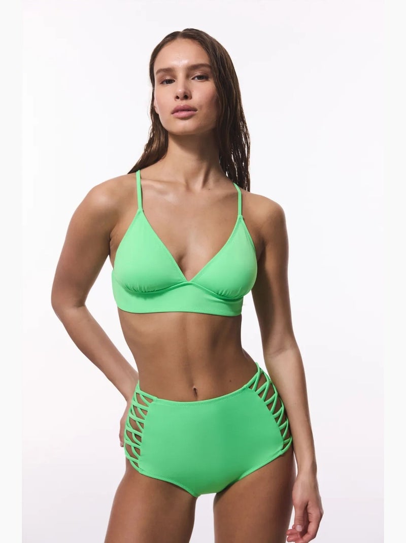 Top bikini bralette donna penti Verde menta - Kiabi