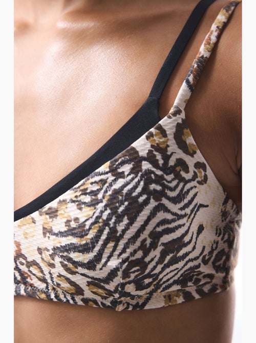 Top bikini brissa con stampa leopardata penti - Kiabi Top bikini brissa con stampa leopardata penti - Kiabi