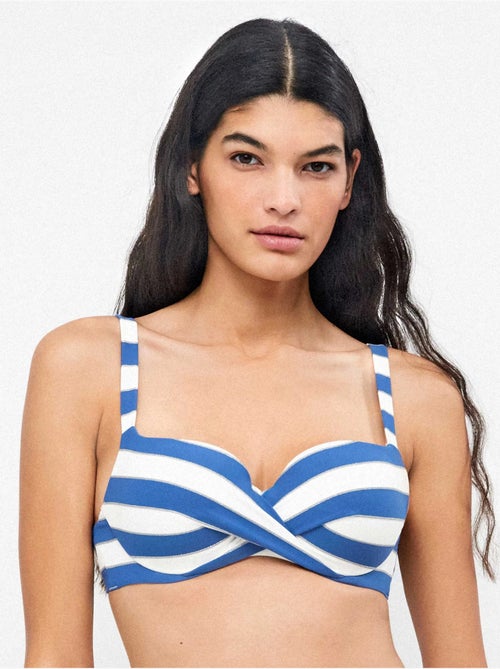 Top bikini capacità coppe b-c-d - Kiabi Top bikini capacità coppe b-c-d - Kiabi
