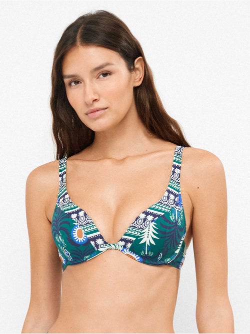 Top bikini capacità coppe b e c - Kiabi Top bikini capacità coppe b e c - Kiabi