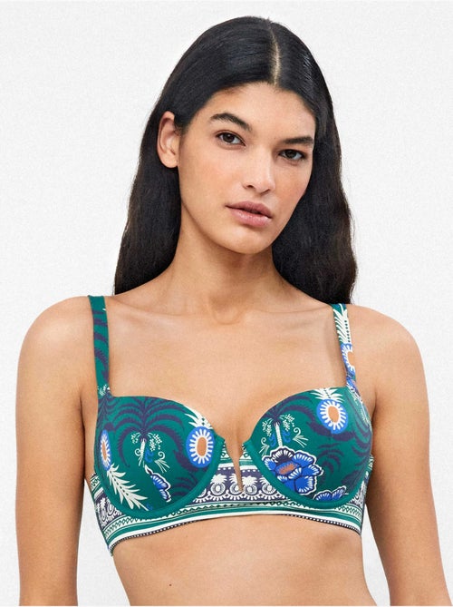 Top bikini capacità tipo bustier - Kiabi Top bikini capacità tipo bustier - Kiabi