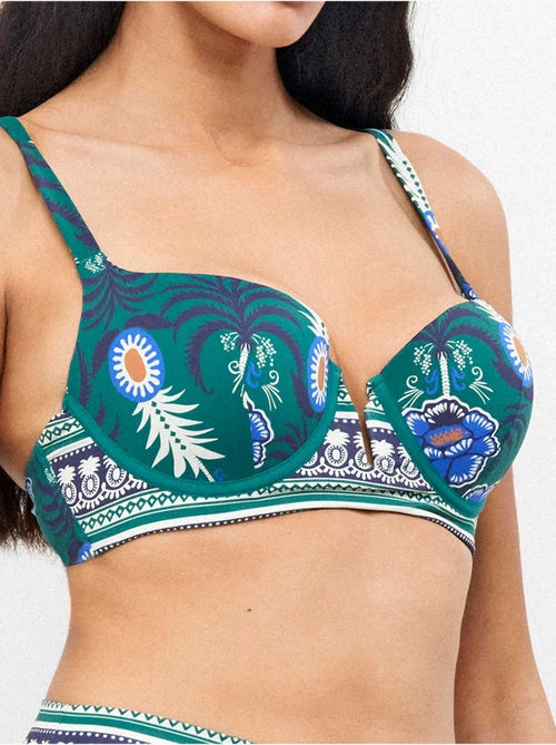 Top bikini capacità tipo bustier - Kiabi Top bikini capacità tipo bustier - Kiabi