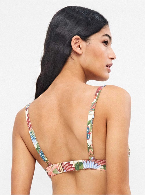 Top bikini capienza stampato tropicale - Kiabi Top bikini capienza stampato tropicale - Kiabi