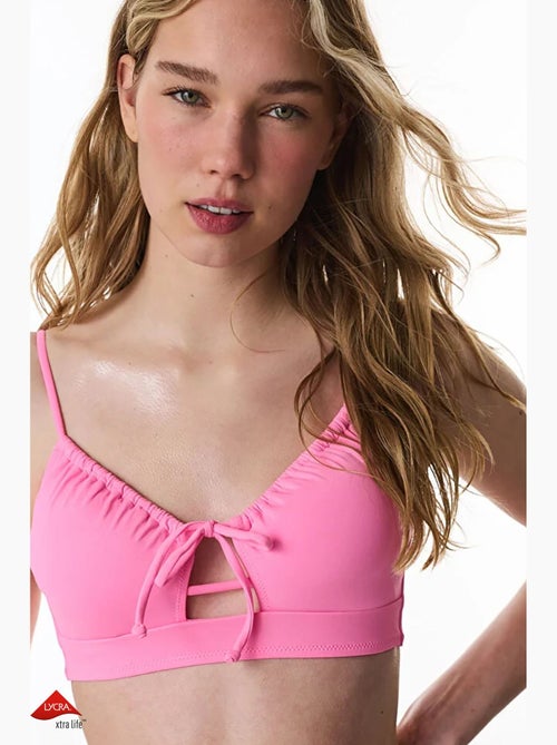 Top bikini con apertura frontale penti - Kiabi Top bikini con apertura frontale penti - Kiabi
