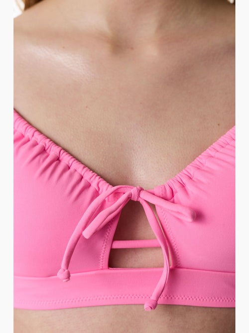Top bikini con apertura frontale penti - Kiabi Top bikini con apertura frontale penti - Kiabi