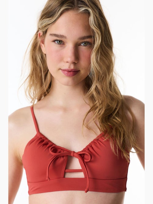 Top bikini con apertura frontale penti - Kiabi